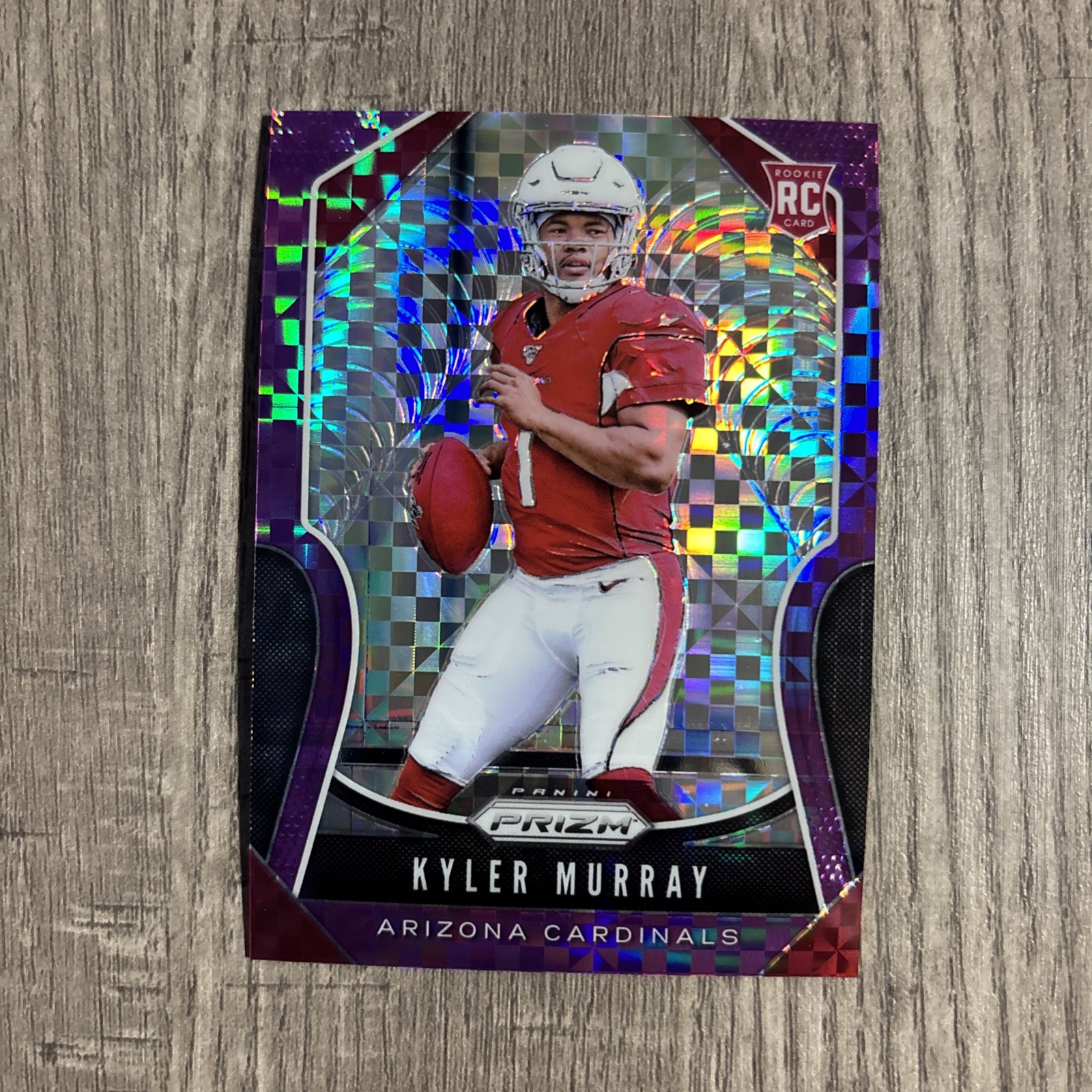 2019 Panini Prizm Kyler Murray RC Purple Power Prizm 31/49 Cardinals #301