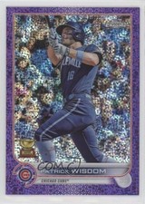 2022 Topps Chrome Purple Speckle Refractor 155/299 Patrick Wisdom #198 s5j