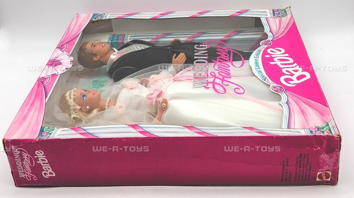 Barbie Wedding Fantasy Barbie and Ken Doll Set 1993 Mattel 10924