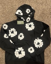 BRAND NEW Denim Tears Grey Hoodie Size Small, Medium, And Large FAST SHIPPING