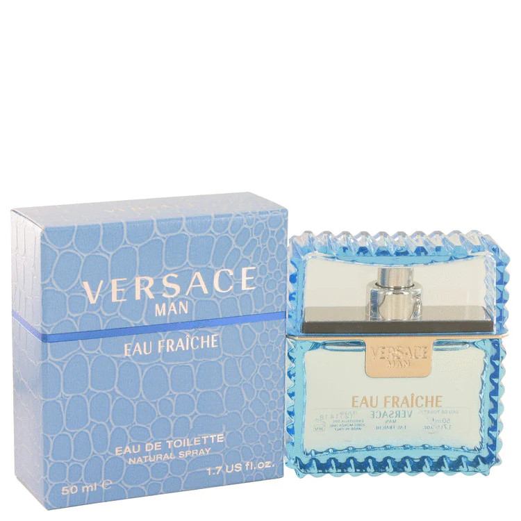 Versace Man by Versace Eau Fraiche Eau De Toilette Spray (Blue