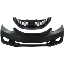Bumper Cover Kit For 13-15 Honda Civic HF LX Models Sedan Front 4-Door 2pc