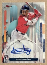 2025 Topps Finest - ANGEL MARTINEZ (RC) Auto #FA-AMA CLEVELAND