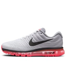 Nike Air Max 2017 Wolf Grey Hot Punch Running Sneakers 849559-106 Men's Size 10