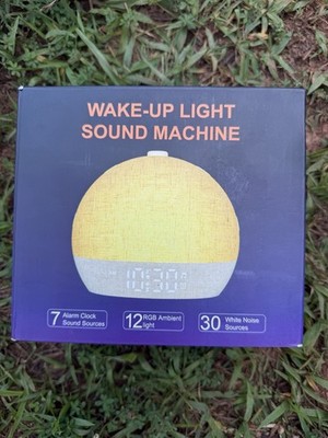 Sunrise Alarm Clock White Noise Machine | Natural Wake-Up Light for Bedroom with
