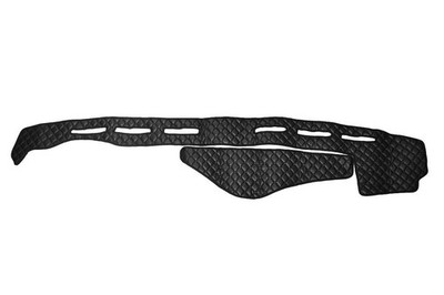 Eco-Leder Schwarze Armaturenbrettmatte Abdeckungen Für Renault K Ohne Sensor