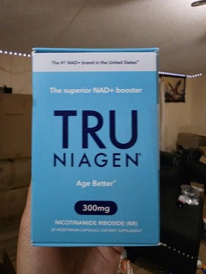 Tru Niagen Nicotinamide Riboside (NR) 300mg 30 Capsules Third-Party Tested
