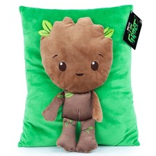 Marvel Guardians Of The Galaxy Groot Soft Velboa Character 3D Snuggle Pillow