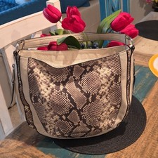 Michael Kors Snakeskin Pattern Shoulder Bag -...