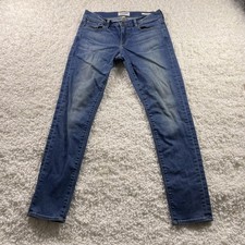 FRAME Le Garcon Jeans Womens 25 Blue Slim Stretch Medium Wash Denim USA Made