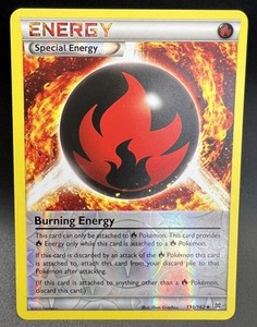 Burning Energy Reverse Holo 151/162 XY Breakthrough 2015 Pokémon Card