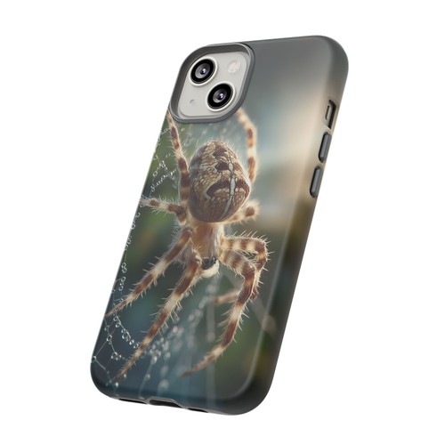 Brown Spider Wet Dew Web Phone Case for iPhone, Samsung Galaxy, Pixel - 第 90/241 張圖片