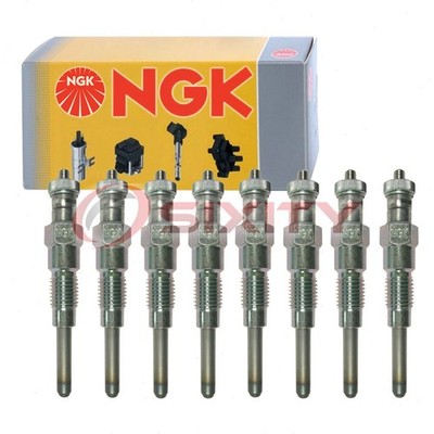 8 pc NGK 3238 Y-709R Glow Diesel Glow Plugs for 16241-6551-2 Ignition sx