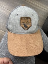 Badlands National Parks Gray Trucker Hat EUC