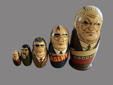 Russian Leader Dolls - 5 Political Leaders