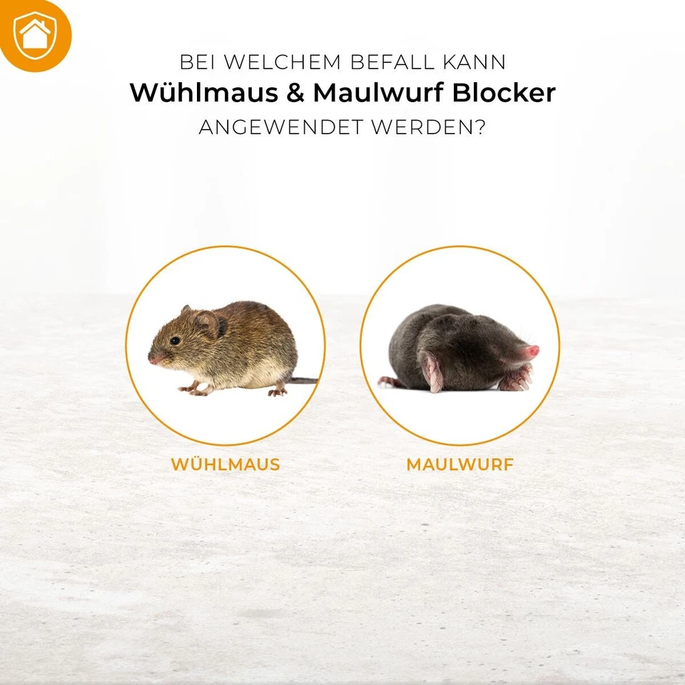 Protect Home Wühlmaus & Maulwurf Blocker 100 g Schermaus Vertreibung Abwehr  - Bild 3 von 4