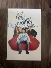 HOW I MET YOUR MOTHER Signed Movie Poster 11x17 with COA - Authentic Memorabilia