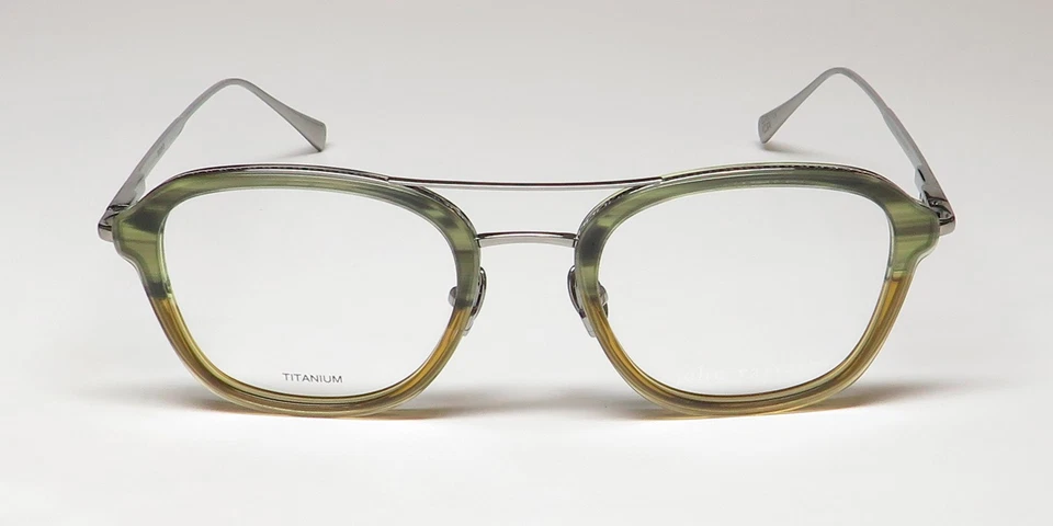 NUEVAS GAFAS JOHN VARVATOS VJV429 CUADRADAS PARA HOMBRE BORDE COMPLETO VERDE JAPÓN 51-21-145 Foto 3 de 4