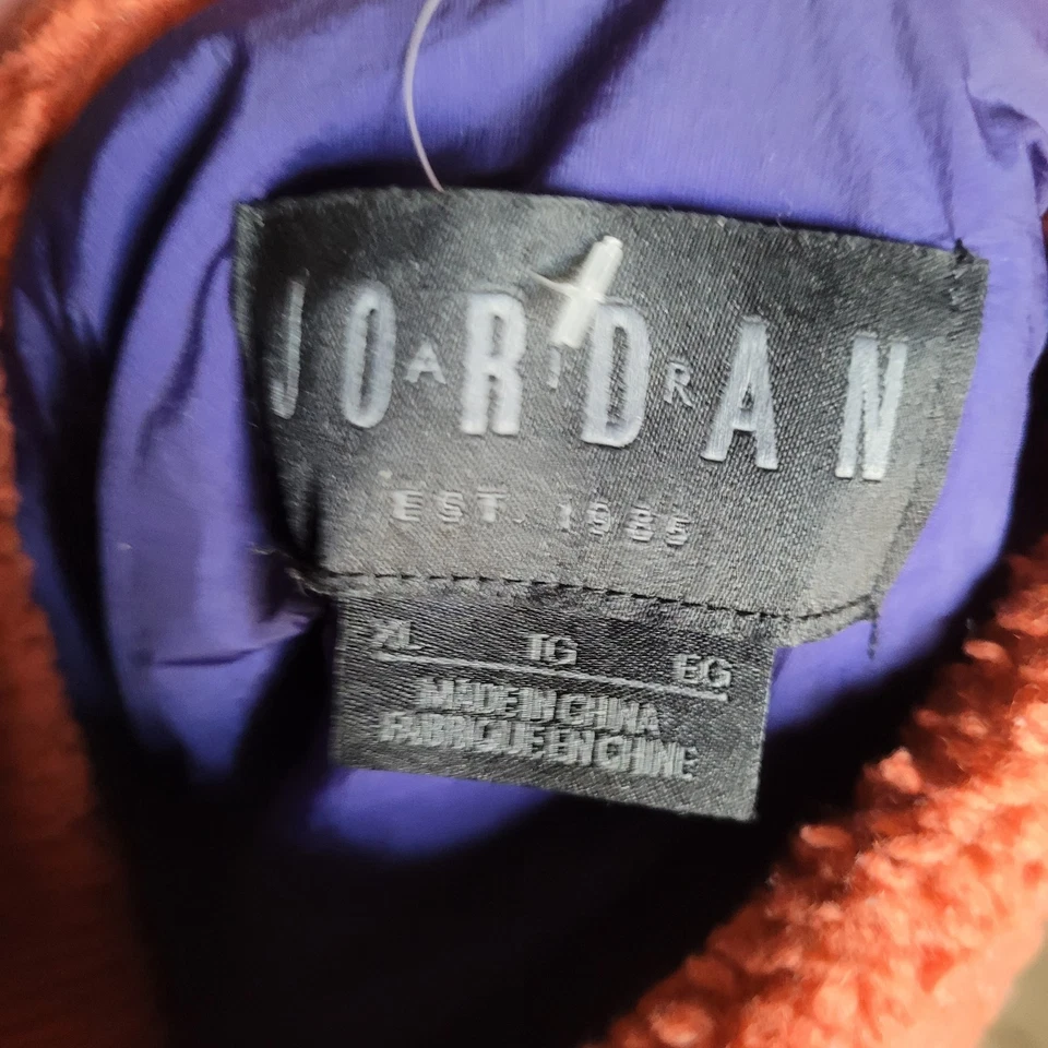 Air Jordan Sherpa Mens XL Full Zip Jacket Colorblock Engineered - Image 4 of 4