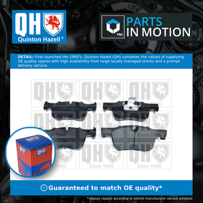 Brake Pads Set fits BMW 320D F30, F31 2.0D Front 11 to 19 QH 34106884243 Quality