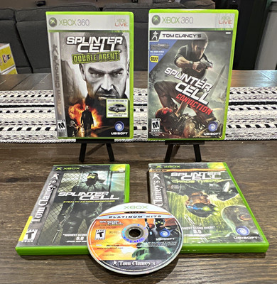Ubisoft Tom Clancy's Splinter Cell Lot Xbox 360/Xbox Double Agent & Conviction