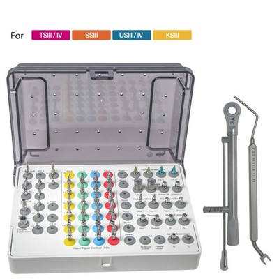 Hiossen OSSTEM Dental Taper Kit Surgical Instruments for TSIII SSII USII KSIII