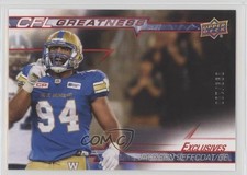 2023 Upper Deck CFL Greatness Exclusives 99/100 Jackson Jeffcoat #CG-JJ 0nr3