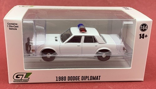 Dodge Diplomat 1980 in weiß Greenlight Limitiert 1:64 NEU
