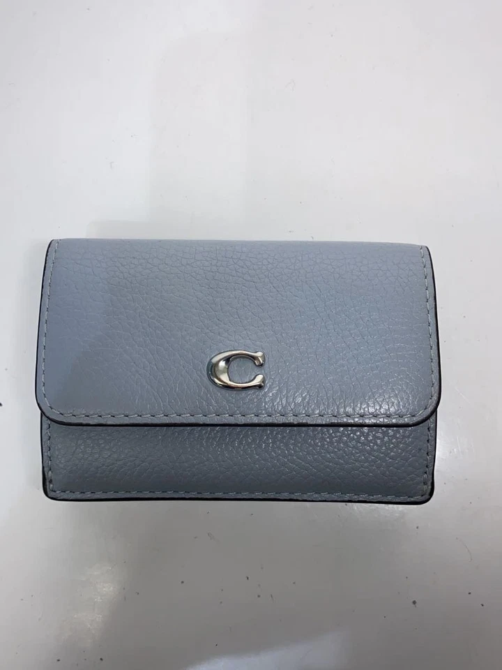 COACH 3-fold wallet, faux leather, BLU, for women - Image 3 of 4