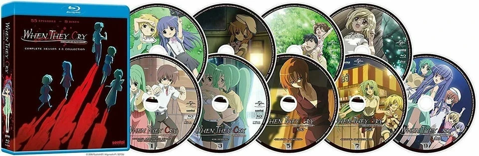 When They Cry Complete Series Season 1-3 Collection Blu-ray Anime Higurashi NEW Foto 3 de 3
