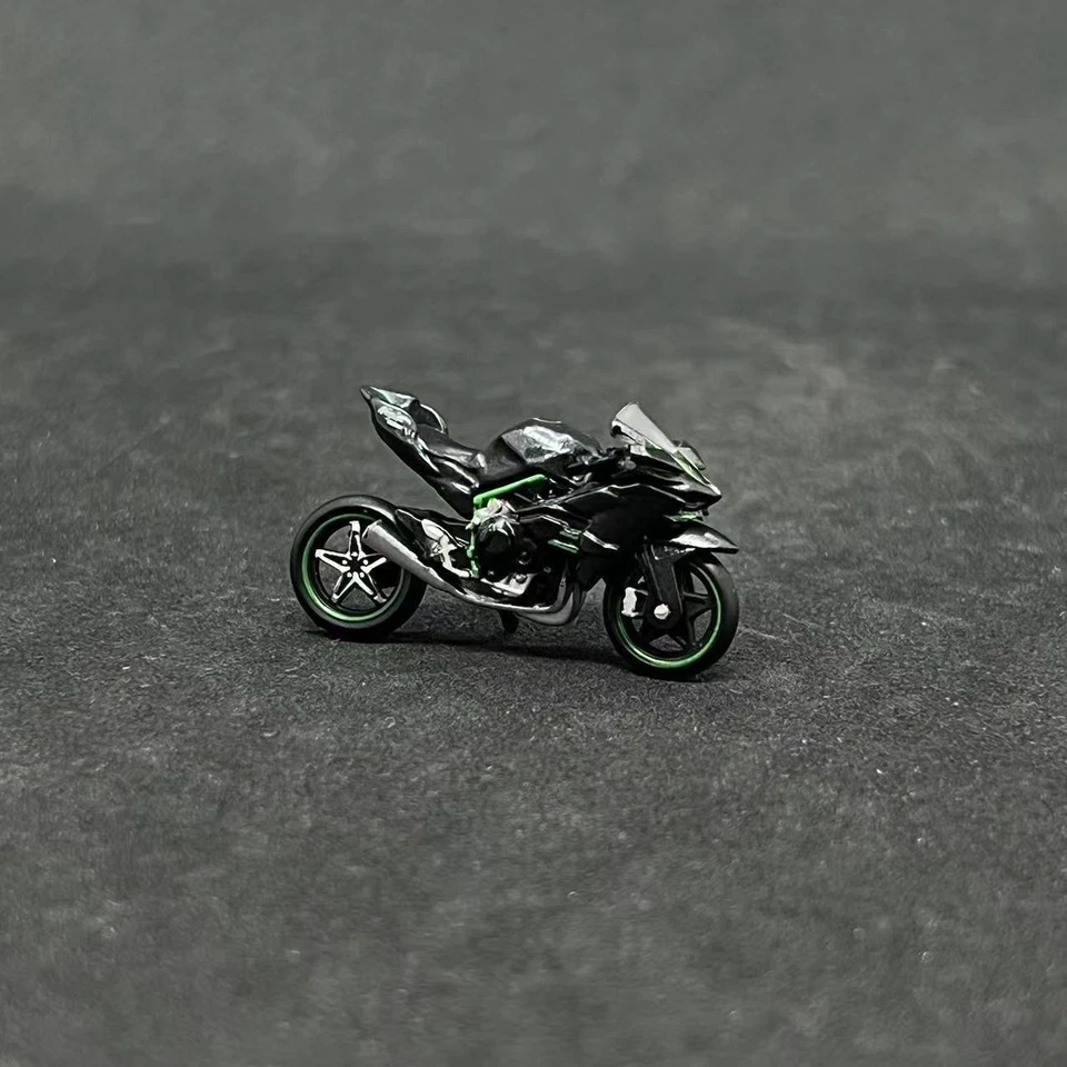 1/64 Kawasaki H2R Aleación Coche Modelo Pequeña Escala Coche Juguete para Colección Regalo Foto 2 de 4