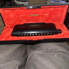Hohner CX12 Black F Tenor Harmonica with Case Made in Germany