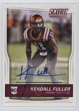 2016 Score Rookies Signatures Kendall Fuller #415 Auto 1dm4