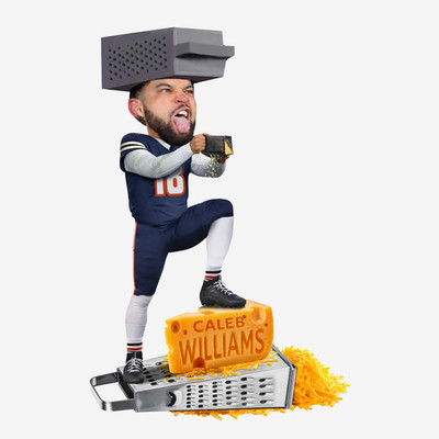 Caleb Williams Chicago Bears Cheese Grater 8'' Bobblehead Bobble Head Doll