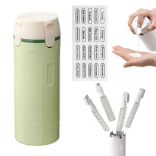 4-in-1 Travel Dispenser Bottles - Leakproof Portable Containers for Toiletries