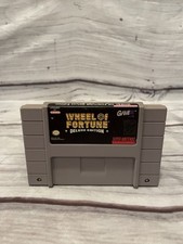 Super Nintendo SNES Wheel of Fortune Deluxe Edition Cartridge 1993