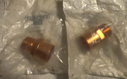 (Lot of 2) - 3/4 in. x 1/2 in. Copper Pressure Cup x MIP Male Adapter Fittings