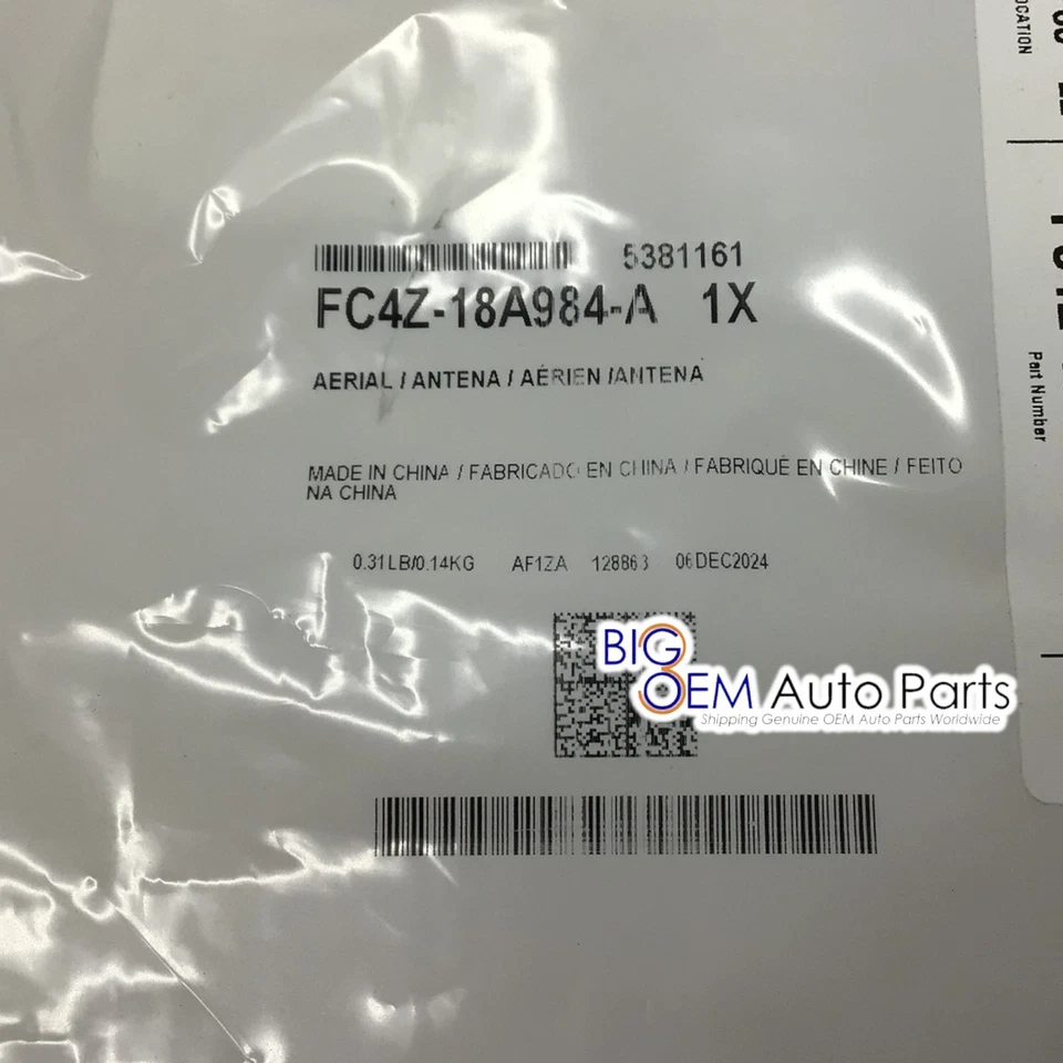 Ford F-Series Super Duty Radio Antenna Base Mount with Cable OEM FC4Z-18A984-A Foto 4 de 4