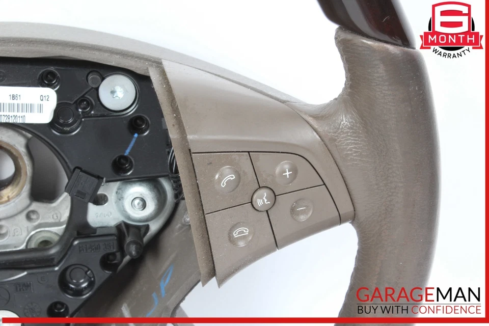 06-08 Mercedes X164 GL550 ML550 R500 Steering Wheel Black 1644603503 OEM - Image 3 of 4