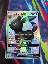 Pokemon Umbreon GX Hidden Fates Shiny Vault Full Art SV69/SV94