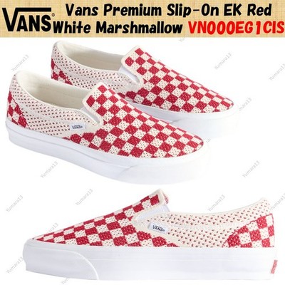Vans Premium Slip-On EK Red White Marshmallow VN000EG1CIS Herren Gr.