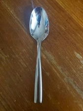 Fortessa Lucca Stainless 18/10 Glossy Plain Flat Tip - Teaspoon 6"