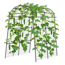 U-Shape Metal Arch Trellis for Climbing Plants Support