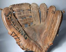 70s Old Vintage Carl Yastrzemski Baseball Glove Boston Red Sox Spalding Leather