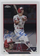2023 Topps Chrome Rookie Auto Ryan Aguilar #RA-RA Auto 0u17