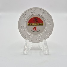 Hotel San Remo Las Vegas Nevada 1989 $1 Casino Chip N1784