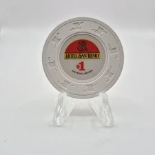Hotel San Remo Las Vegas Nevada 1989 $1 Casino Chip N1784