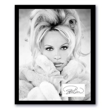 Pamela Anderson Signed Cut 11x14 Baywatch CJ Parker Autographed ACOA