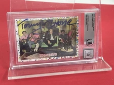 Tommy Tutone signed J2  Ew Wave Music Trading Card  Slabbed  Beckett grade 10