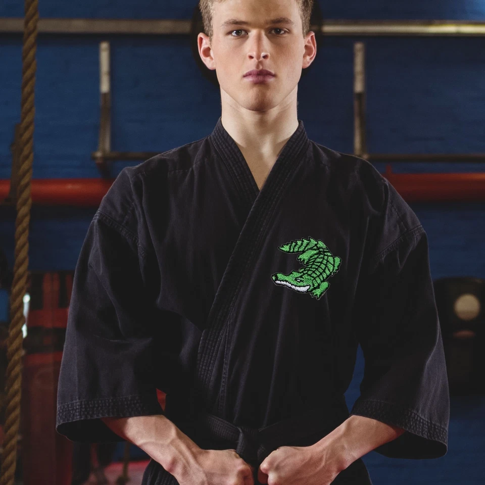 Alligator Crocodile Embroidery Patch – Iron On/Sew On – Pack of 2 (2" x 2") - Image 3 of 4